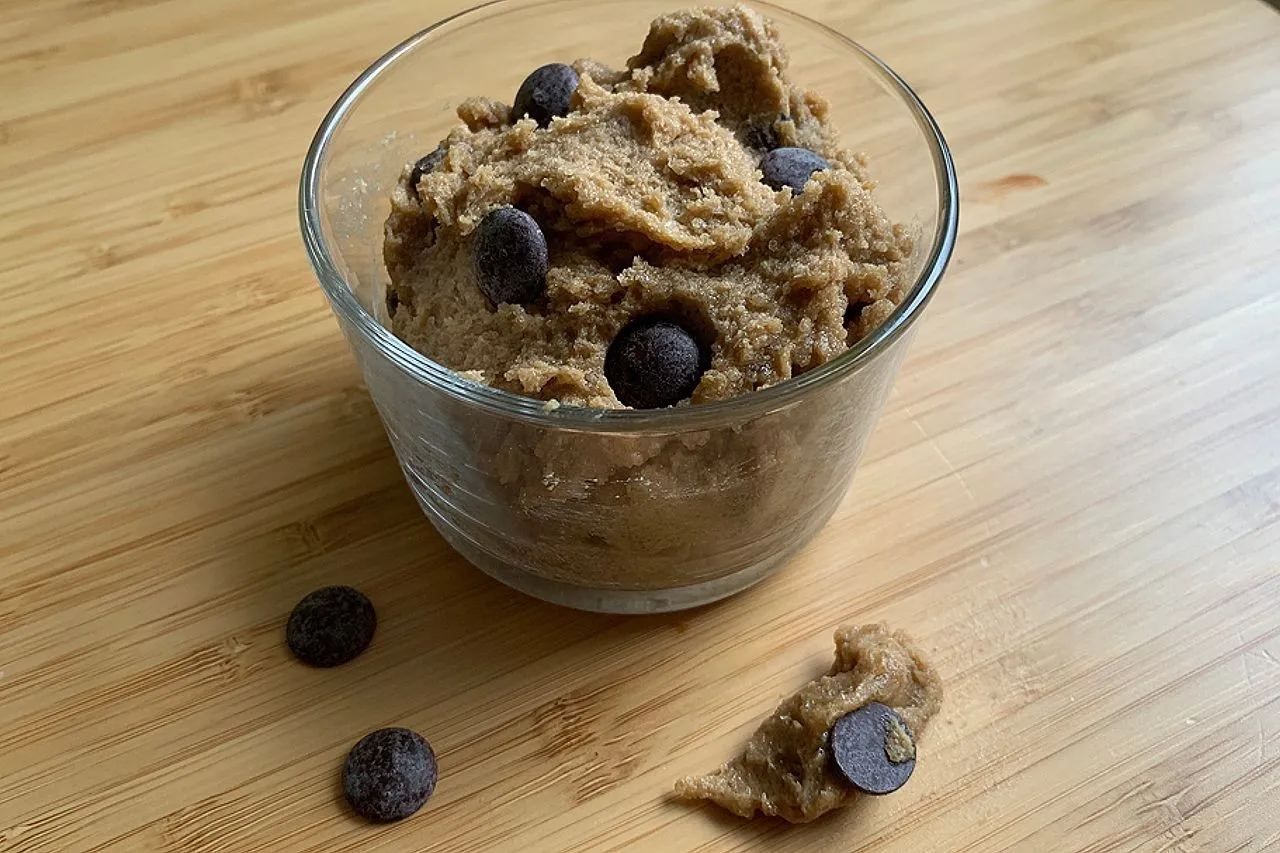 Spiselig cookie dough oppskrift