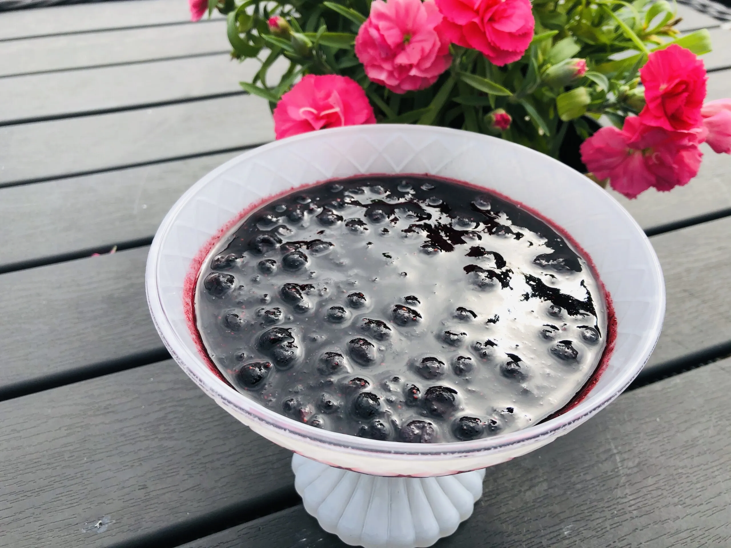 Rørt blåbærsyltetøy oppskrift