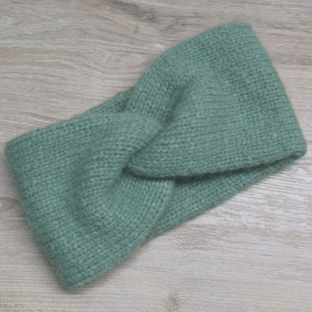 Strikket pannebånd gratis oppskrift