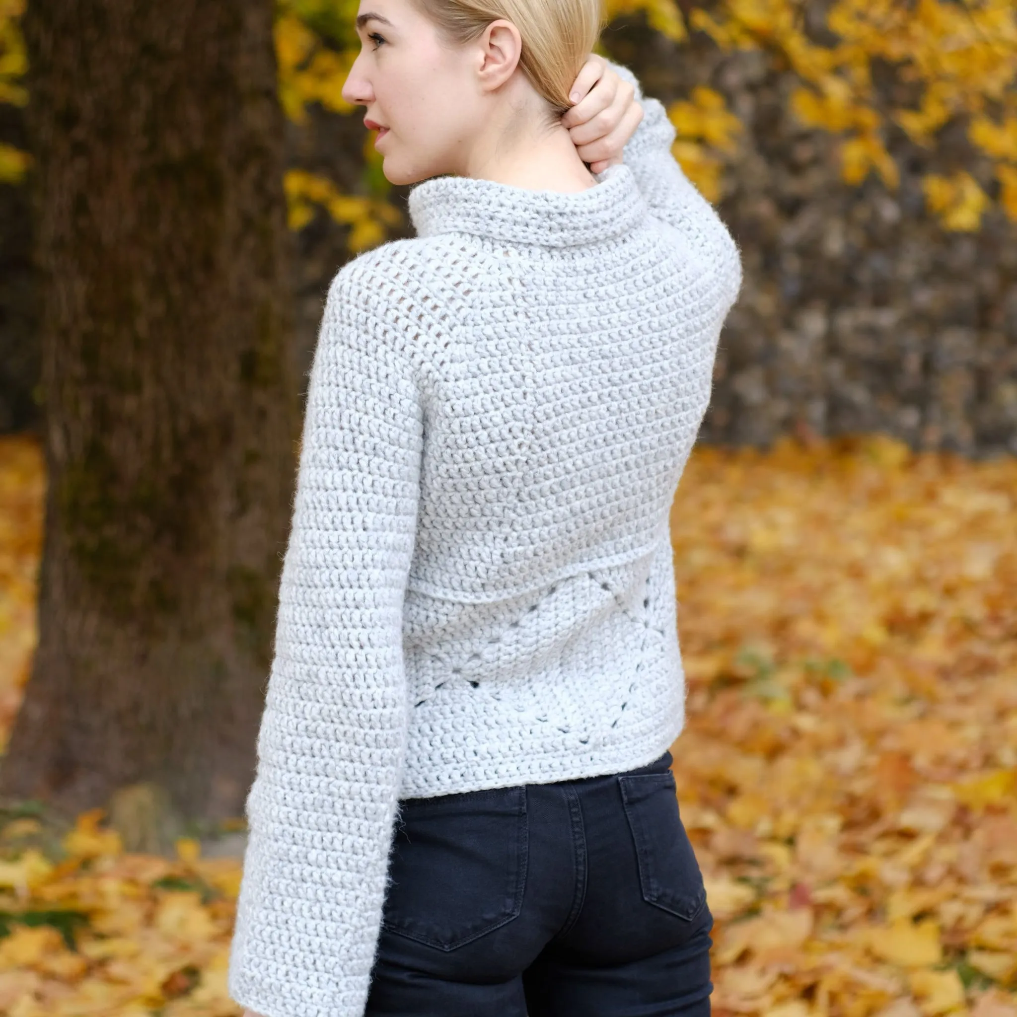 Heklet genser oppskrift