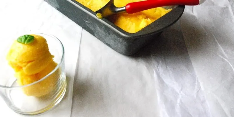Mango sorbet oppskrift
