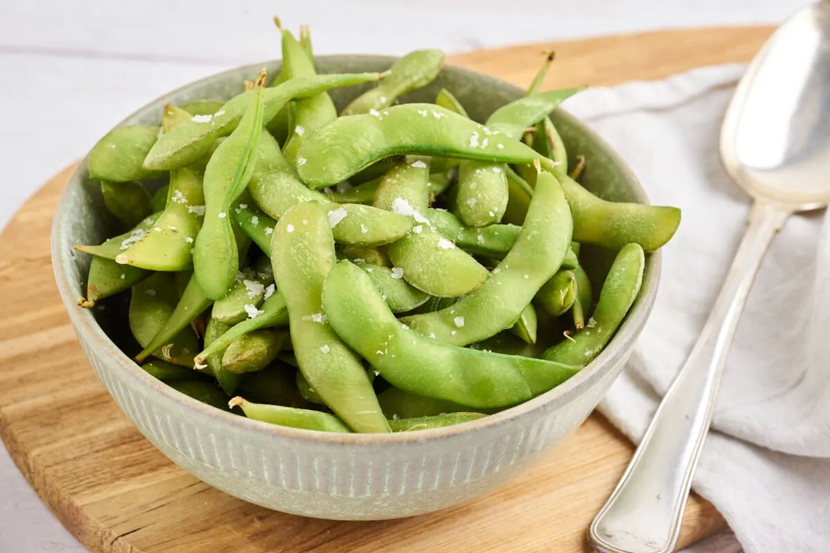 Edamamebønner oppskrift