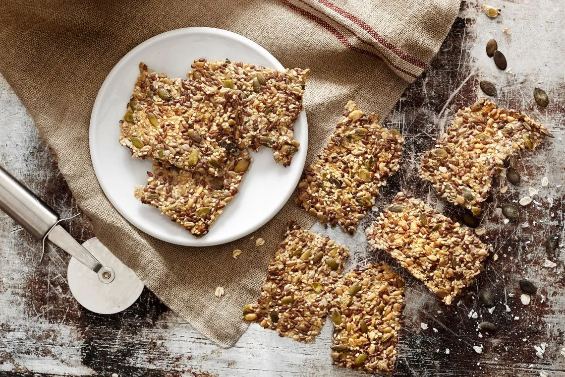 Glutenfri knekkebrød oppskrift