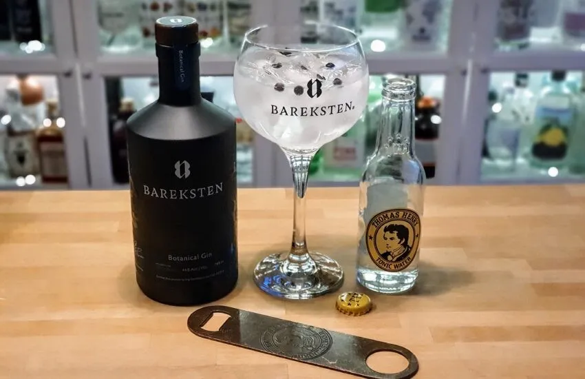 Gin tonic botanical bareksten