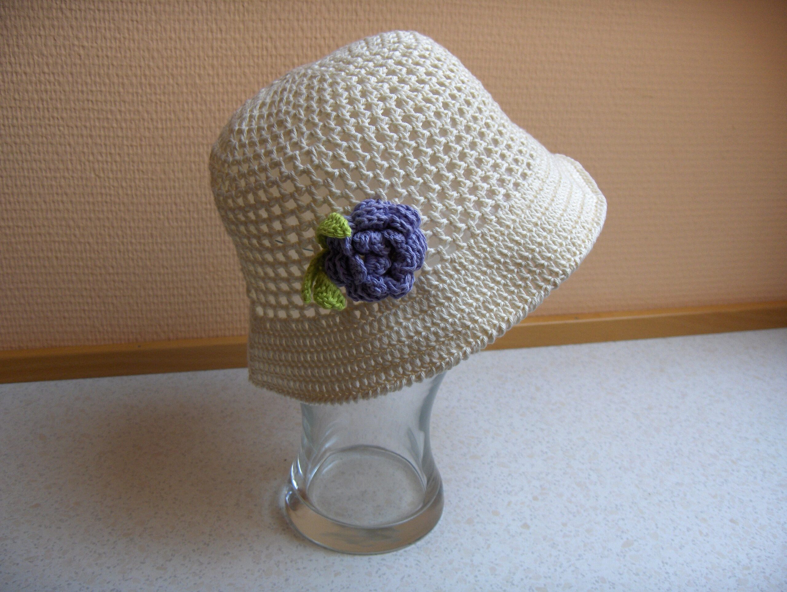 Heklet sommerhatt oppskrift