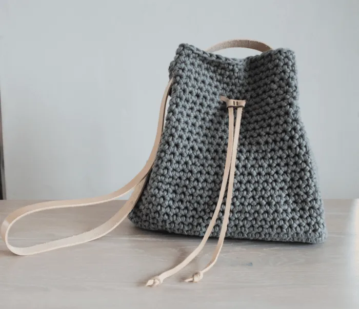 Heklet veske oppskrift