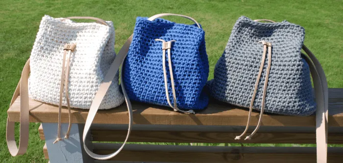 Heklet veske oppskrift