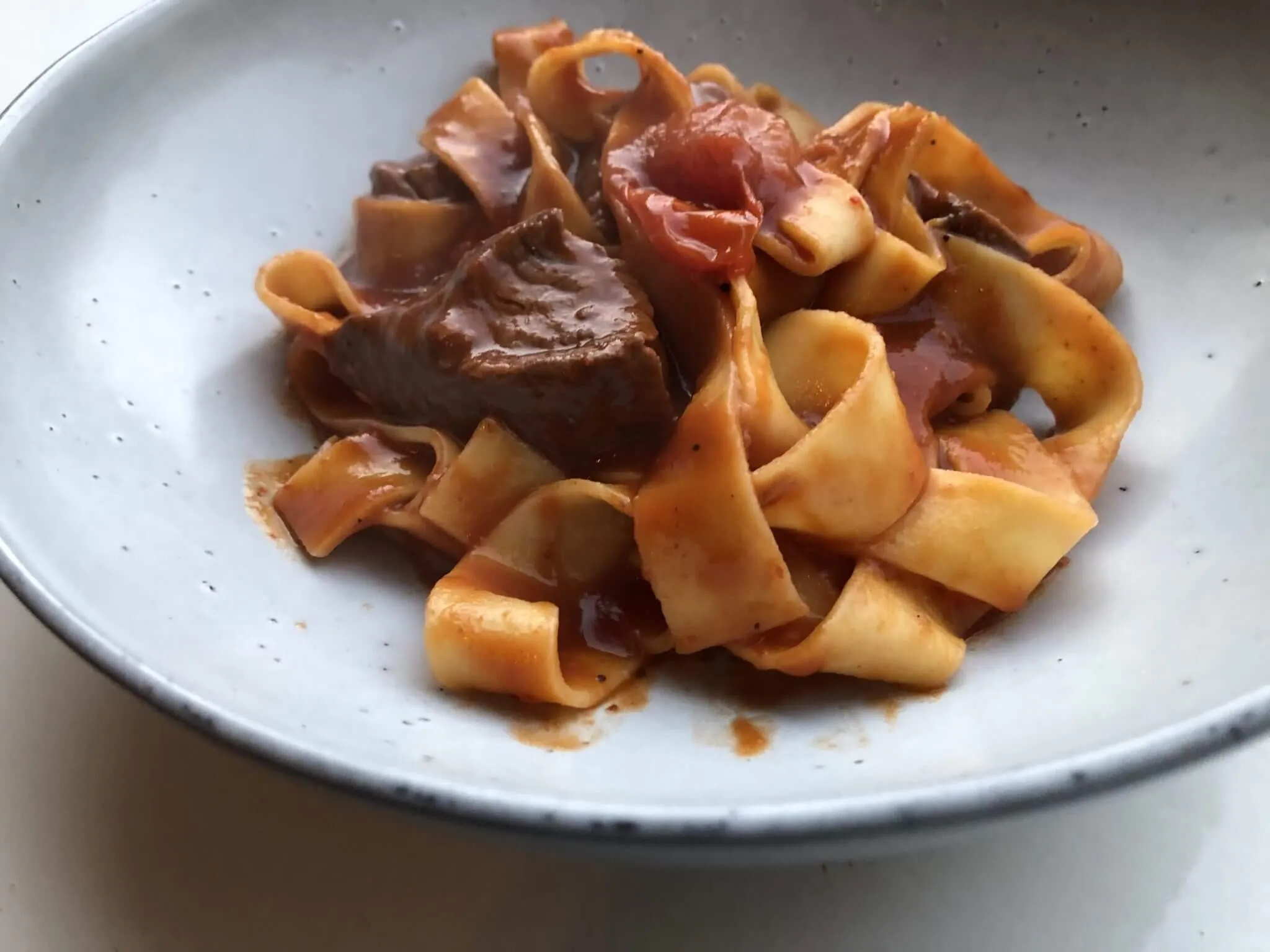 Pasta di manzo oppskrift