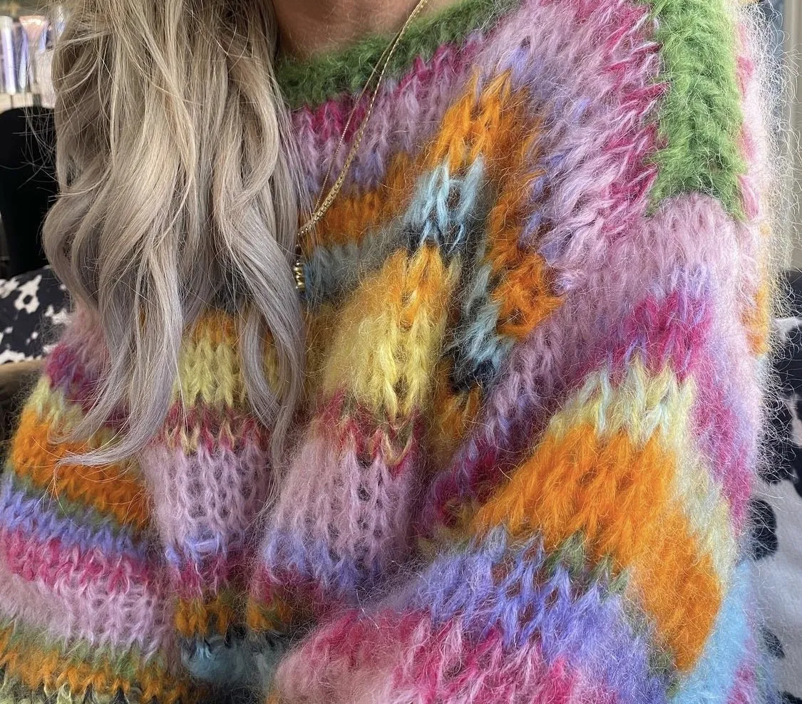 Fluffy genser oppskrift