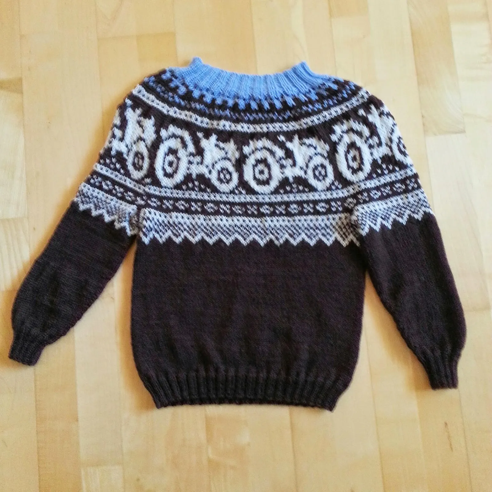 Stripete genser barn oppskrift