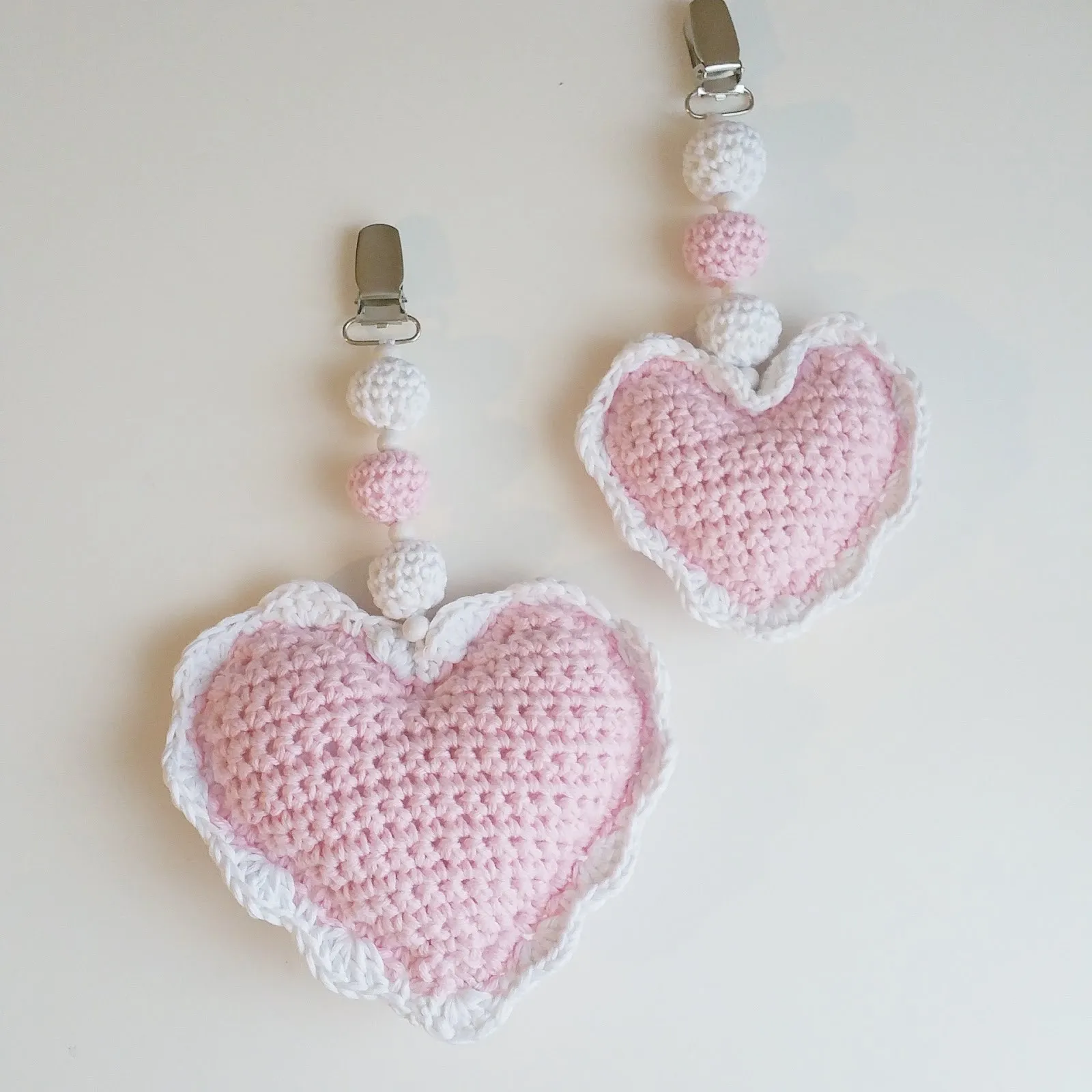 Heklet hjerte oppskrift