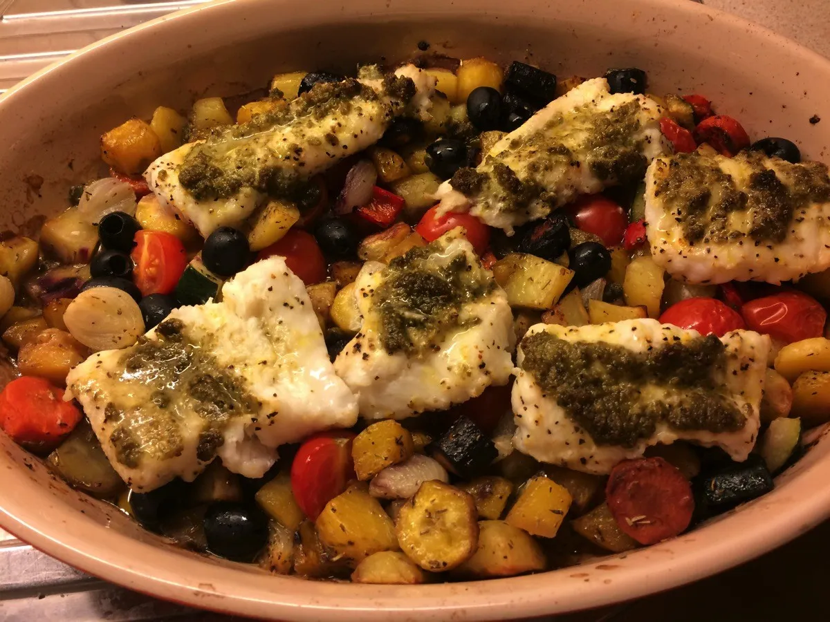 Ovnsbakt brosme oppskrift