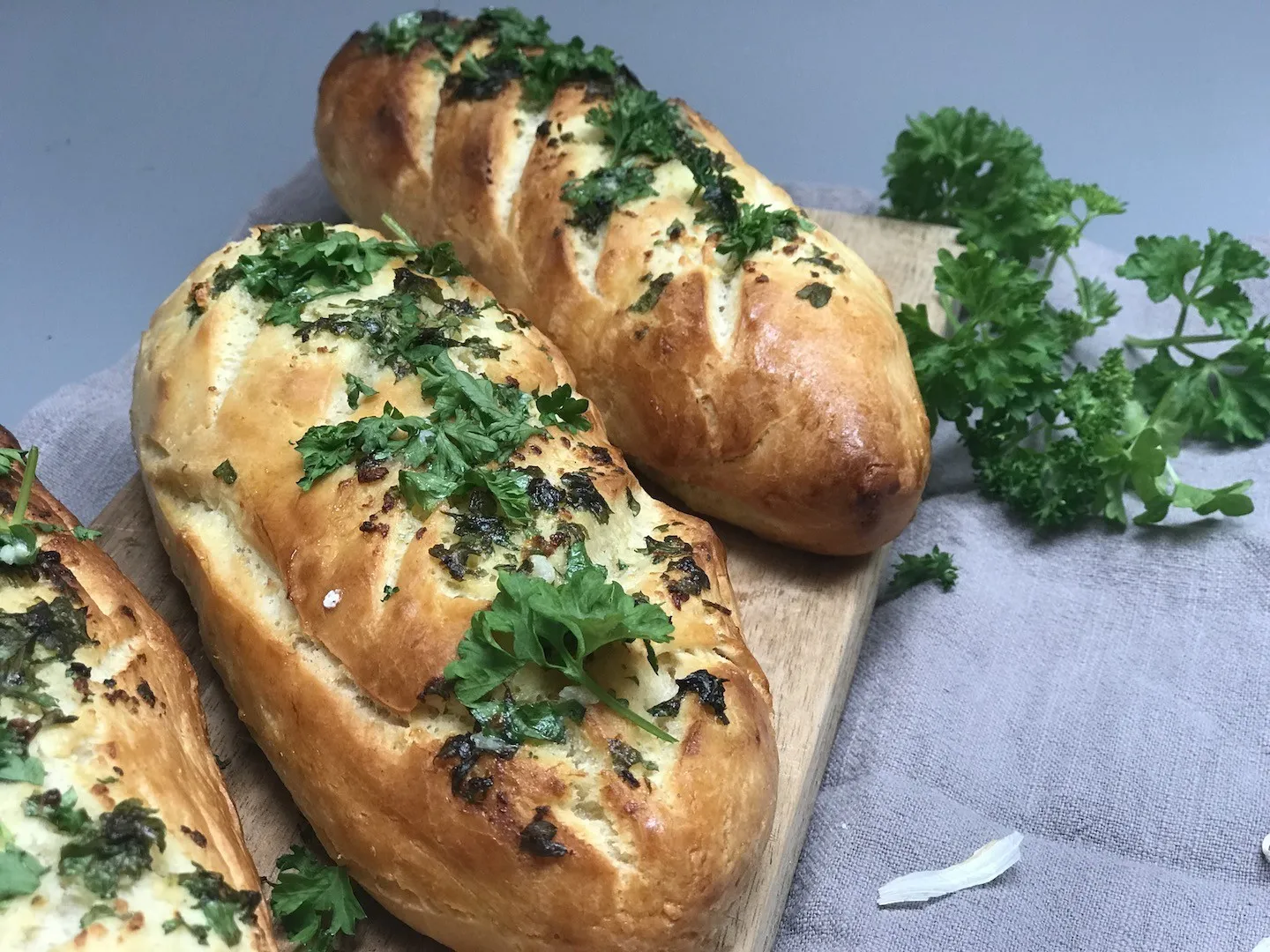 Hvitløksbaguetter oppskrift