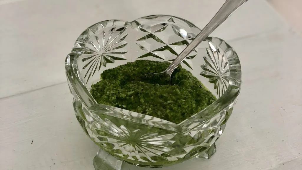 Pesto pasta ingredienser enkel