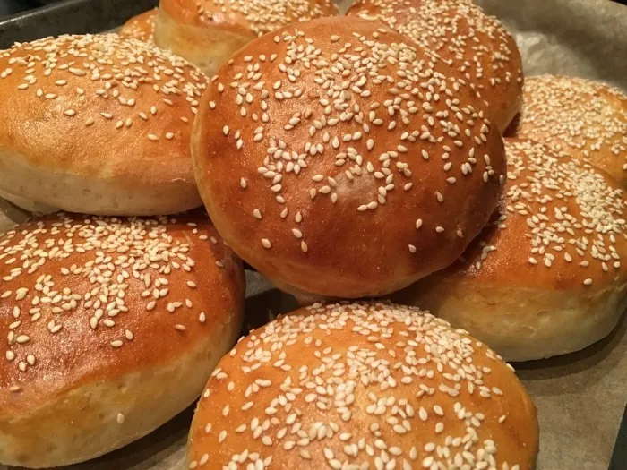 Hamburgerbrød oppskrift