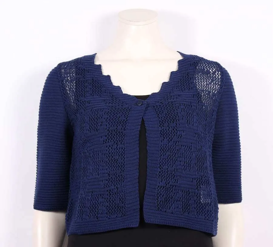 Strikket bolero oppskrift