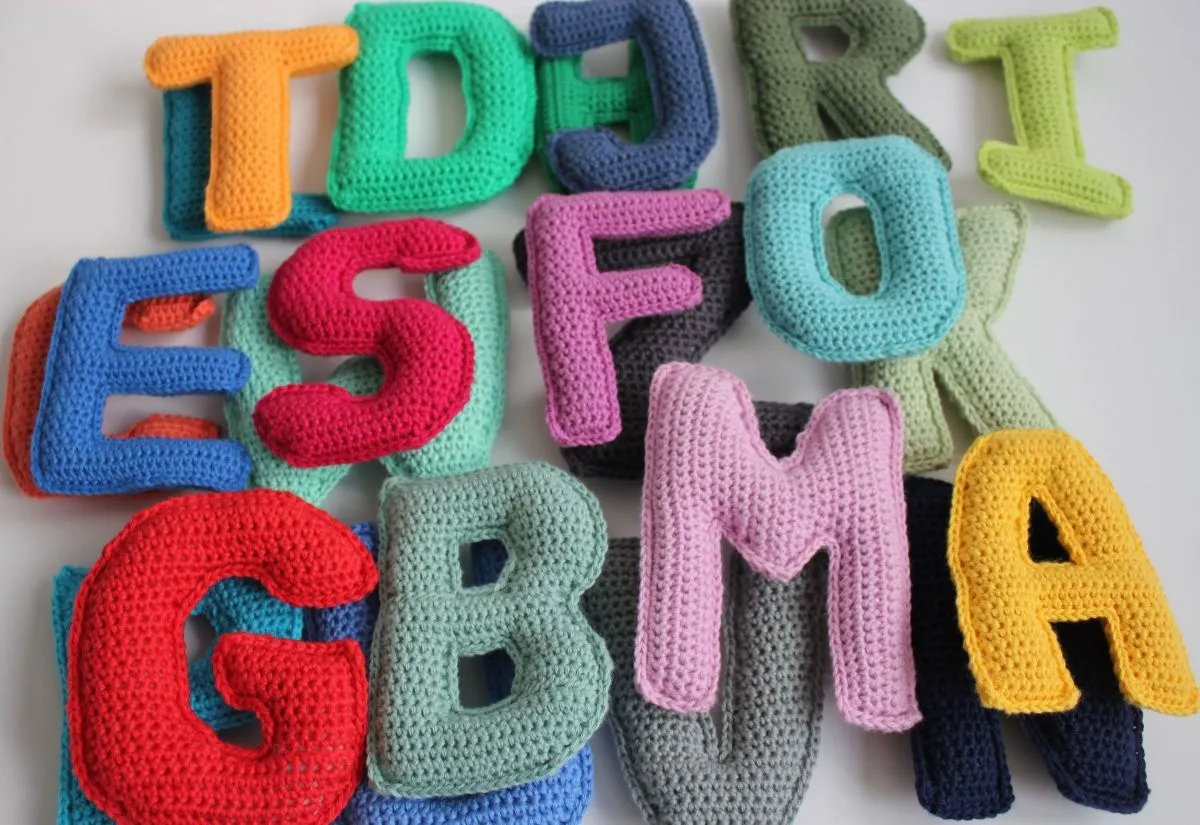 Hekle bokstaver oppskrift