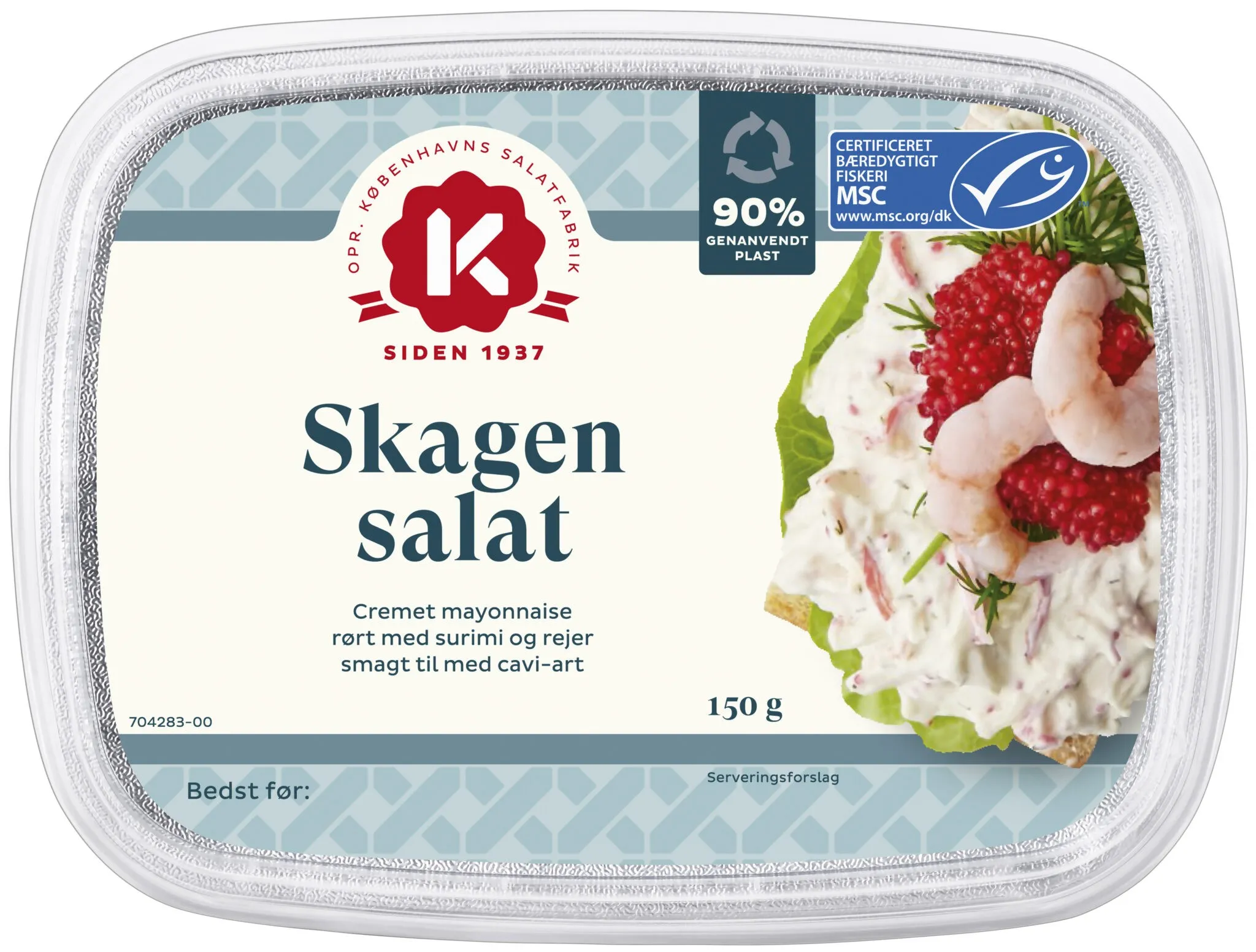 Skagen salat oppskrift