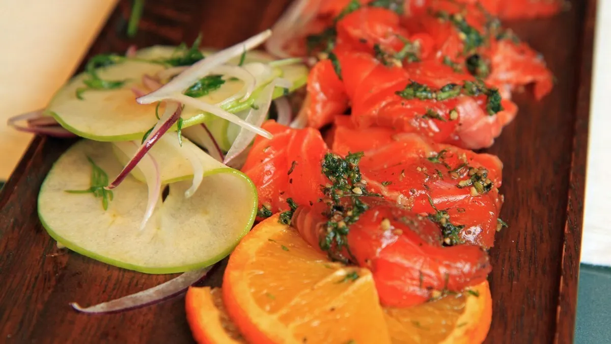 Gravet ørret oppskrift