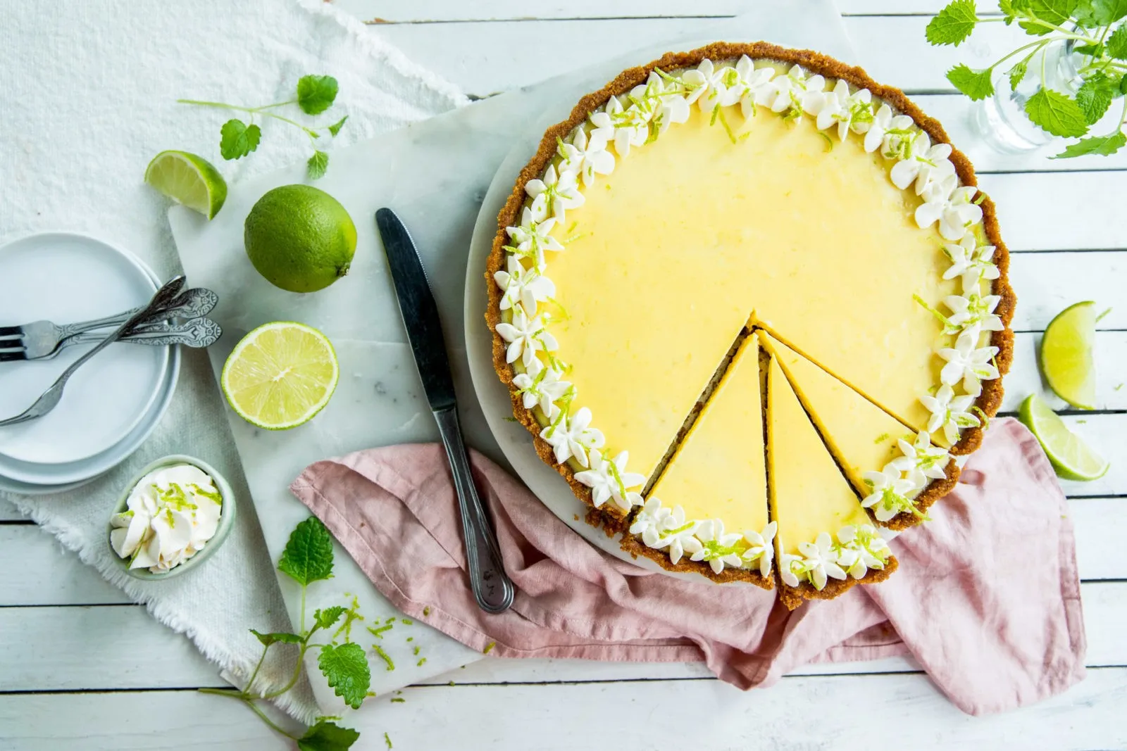 Key lime pie oppskrift