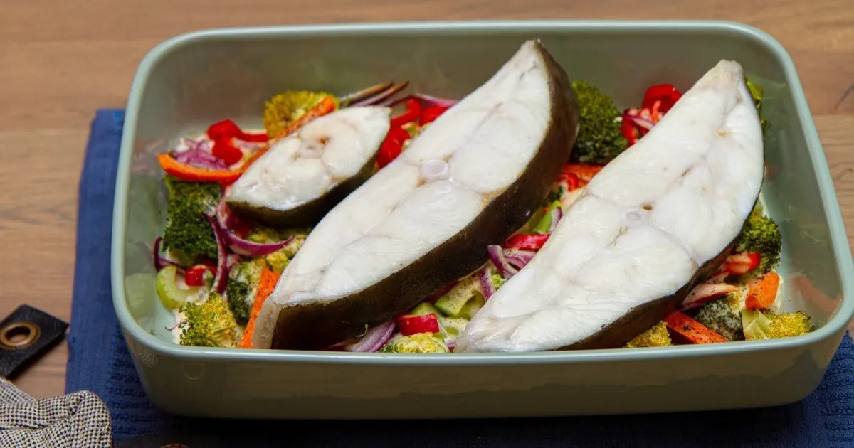 Oppskrift kveite ovnsbakt