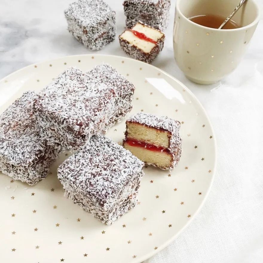 Lamington kake oppskrift