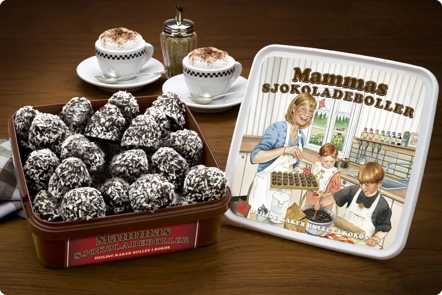 Mammas sjokoladeboller oppskrift