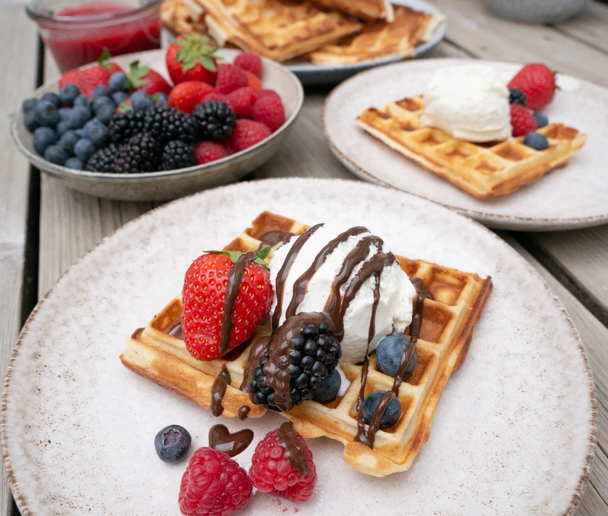 Belgiske vafler tupperware oppskrift