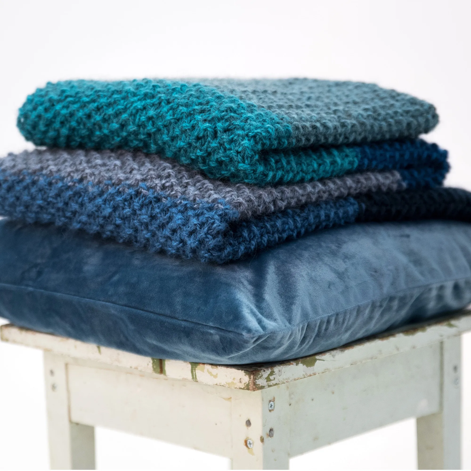 Strikket pledd oppskrift