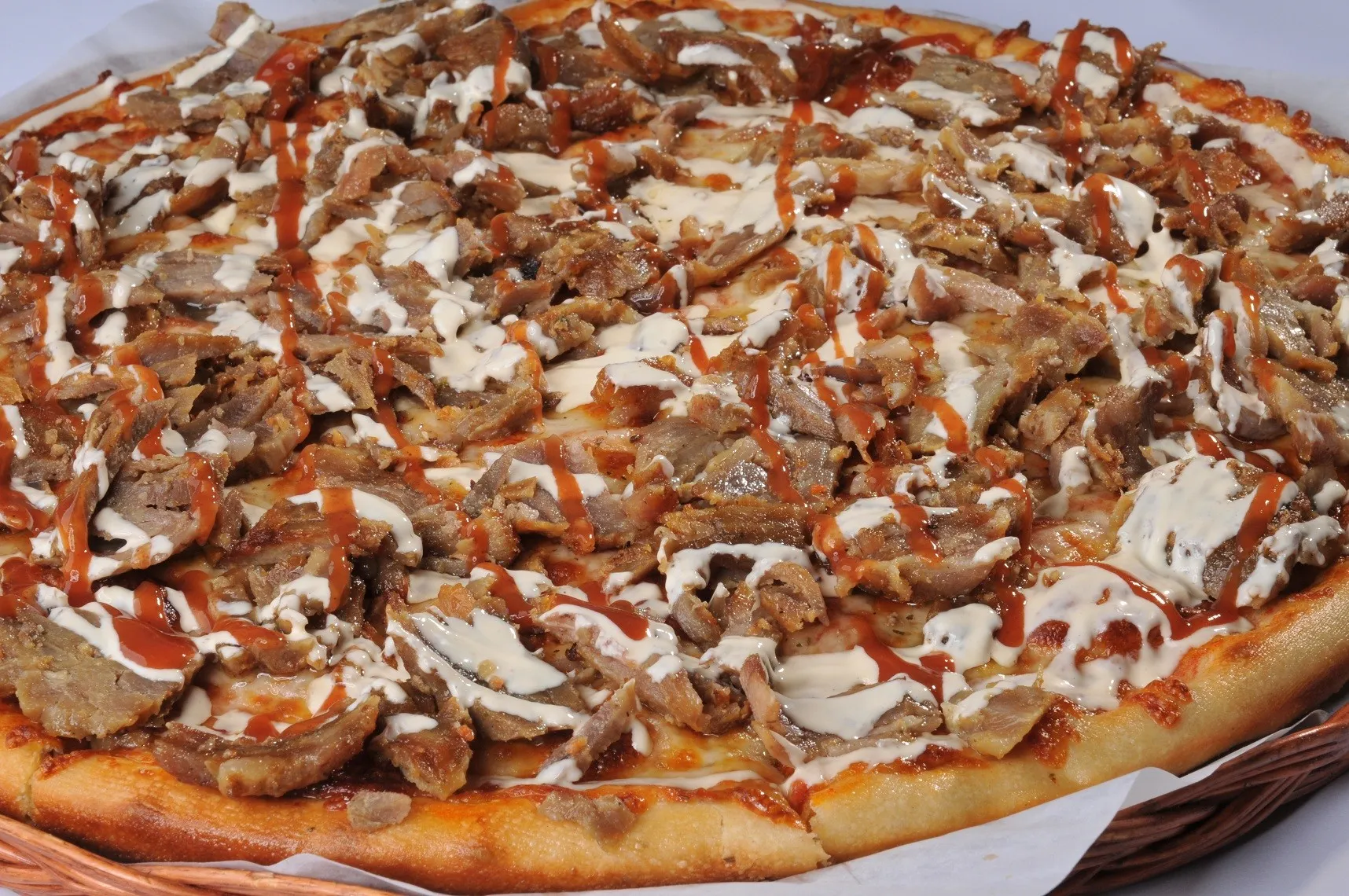 Kebab pizza oppskrift