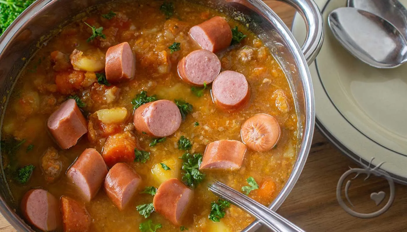Pølsegryte oppskrift
