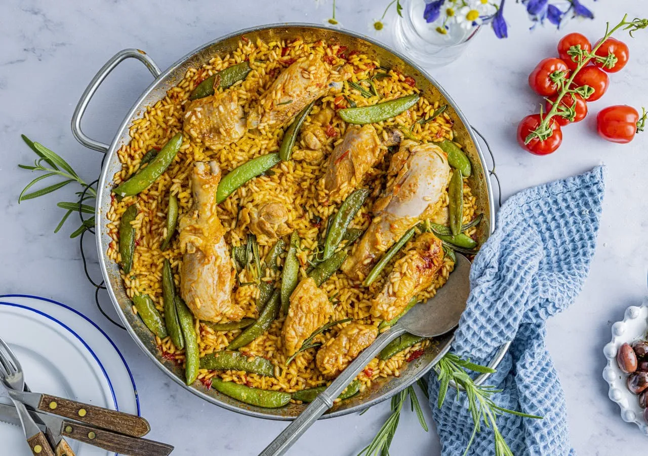 Paella oppskrift kylling