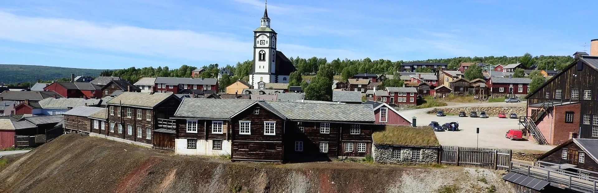 Røros mining norway mid town old world