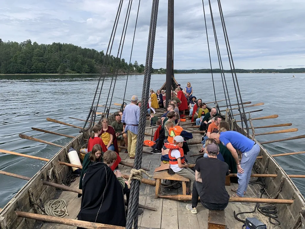 Konservering vikingsskip omvisning