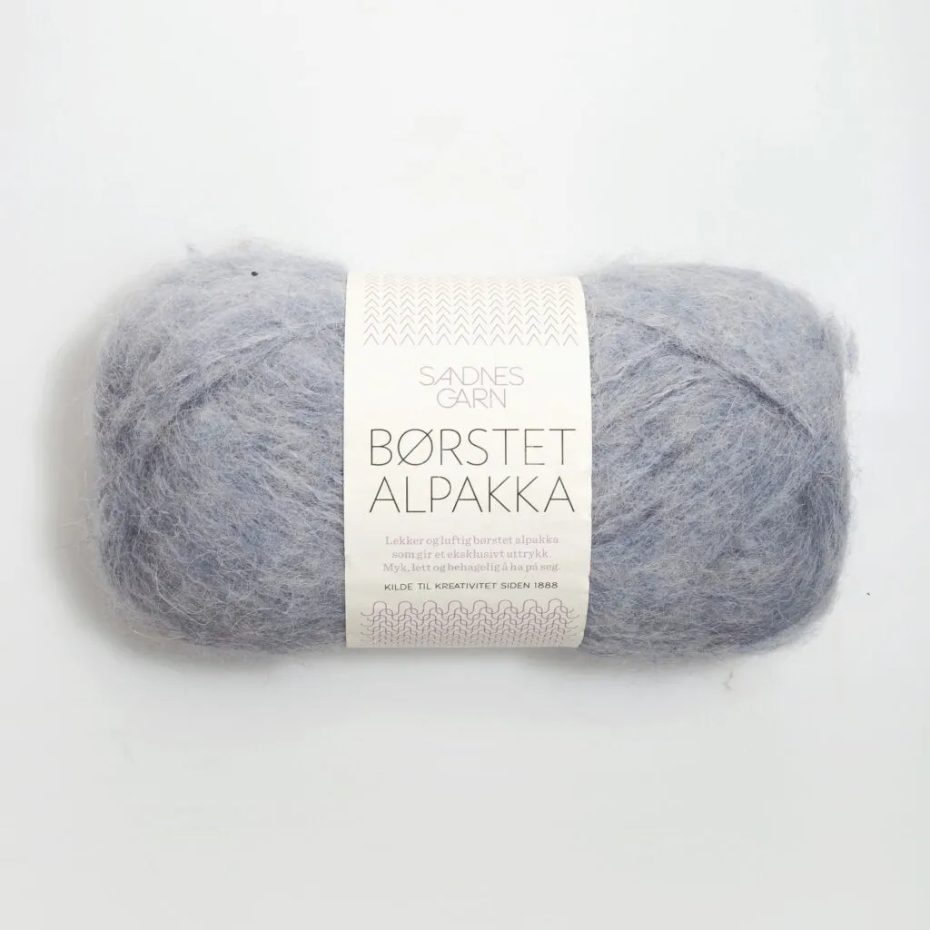 Sandnes børstet alpakka oppskrifter