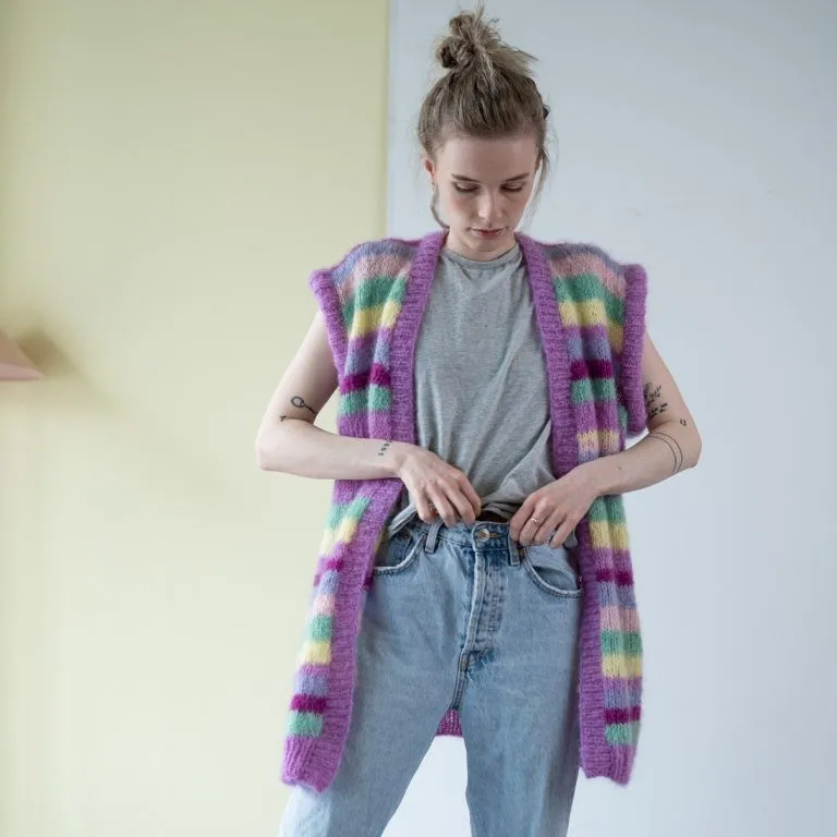 Strikkevest oppskrift