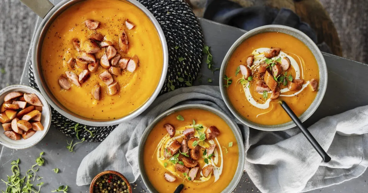 Søtpotetsuppe oppskrift