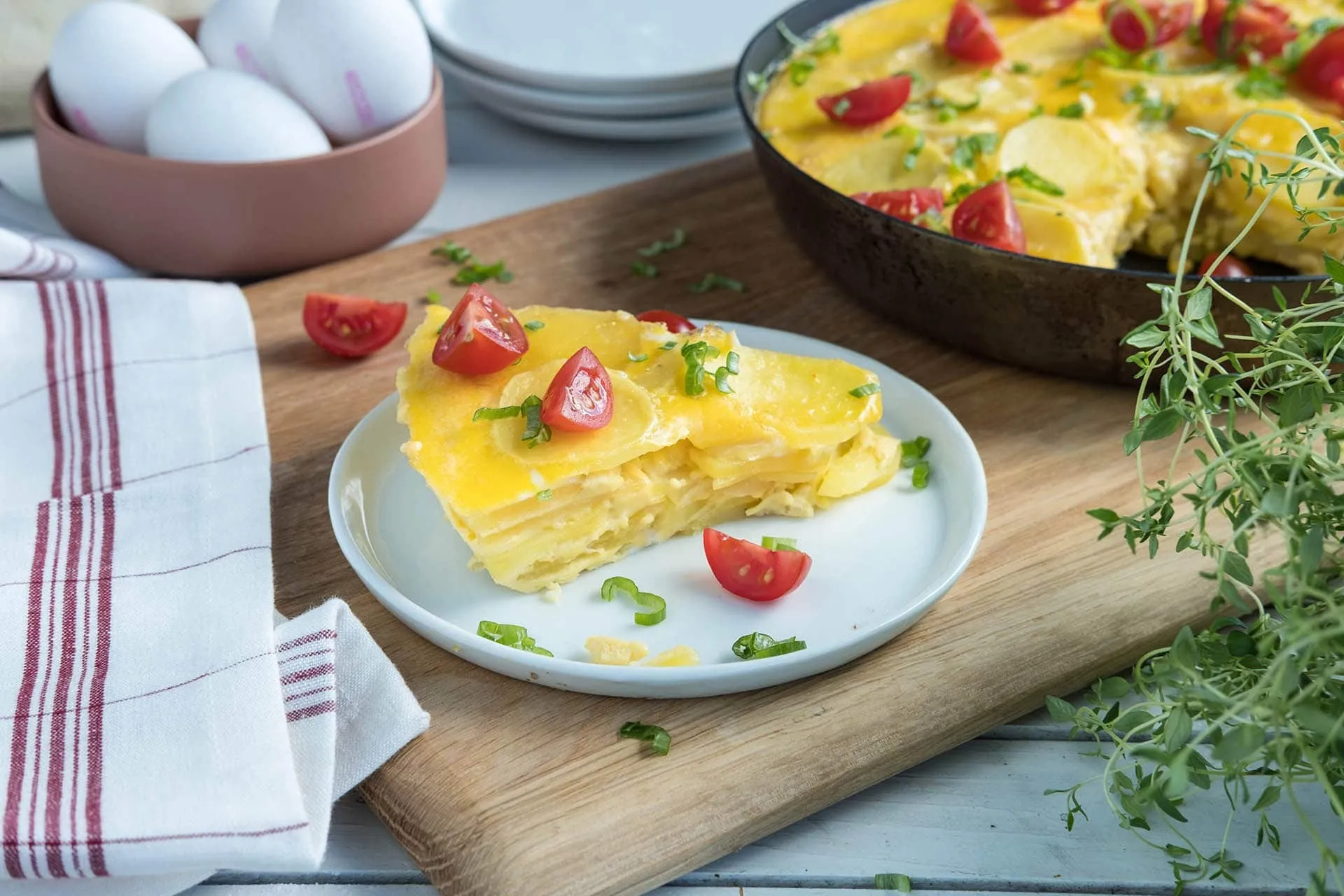 Spansk omelett oppskrift