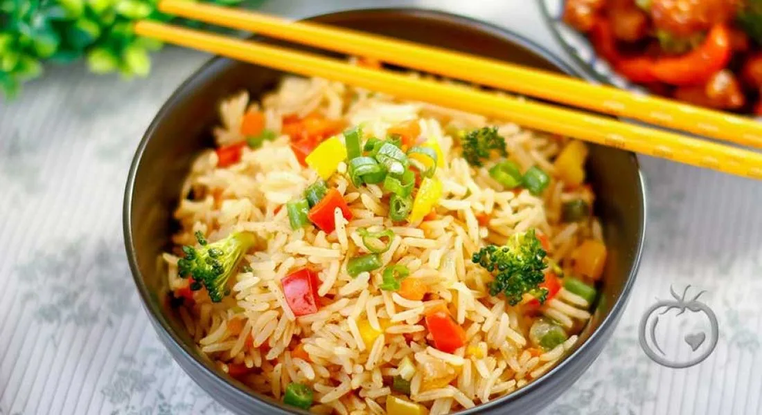 Stekt ris oppskrift kylling