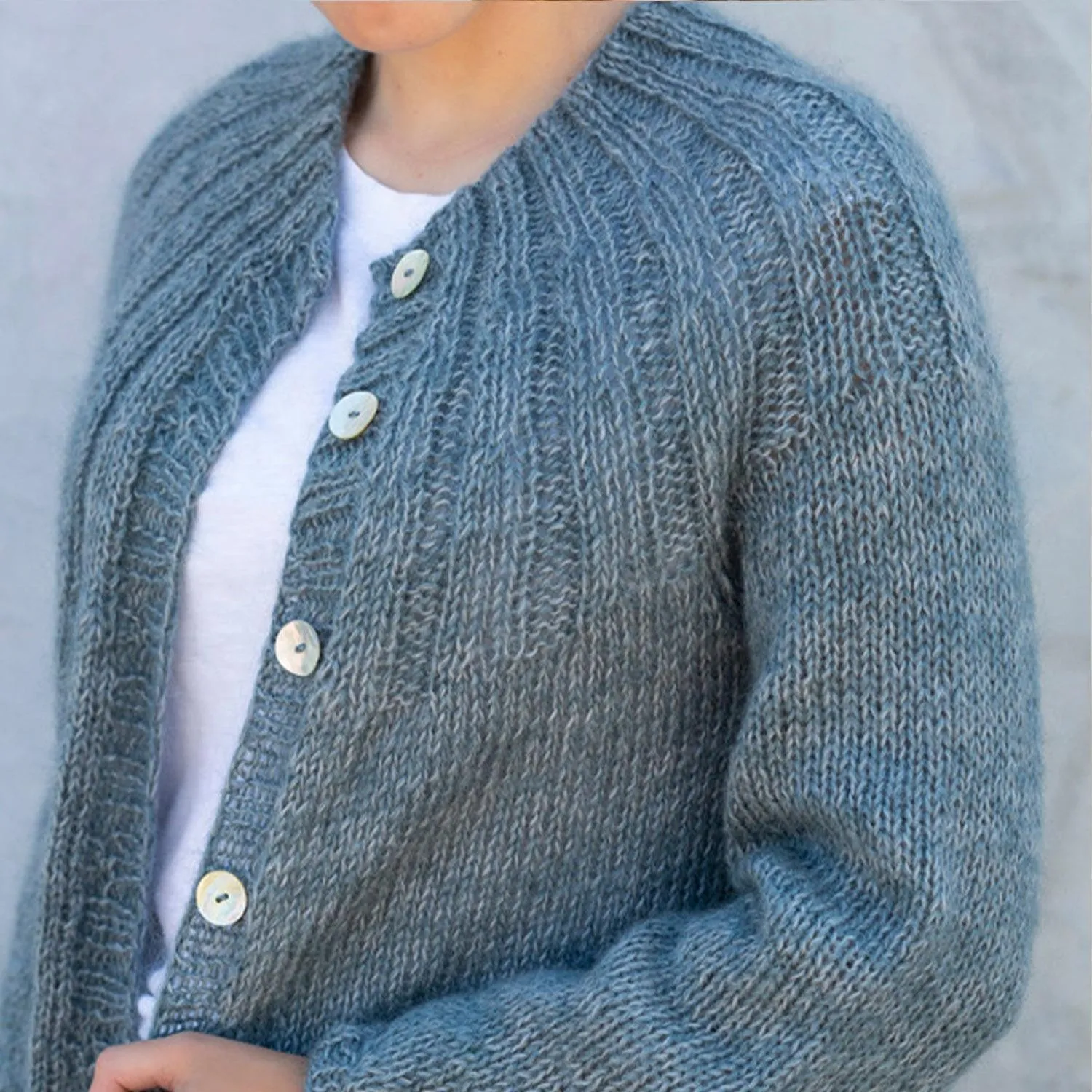 Mohair cardigan wool cardigans women knitted sweater knit blue chunky long etsy