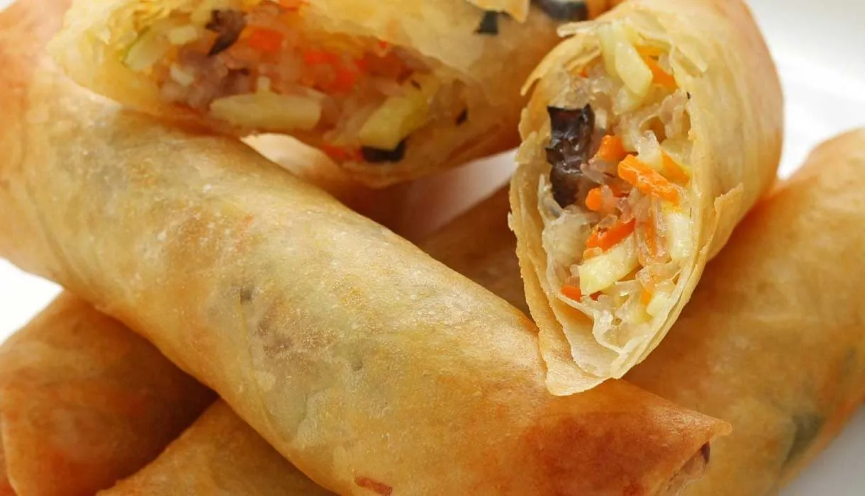 Oppskrift vårruller med kjøttdeig