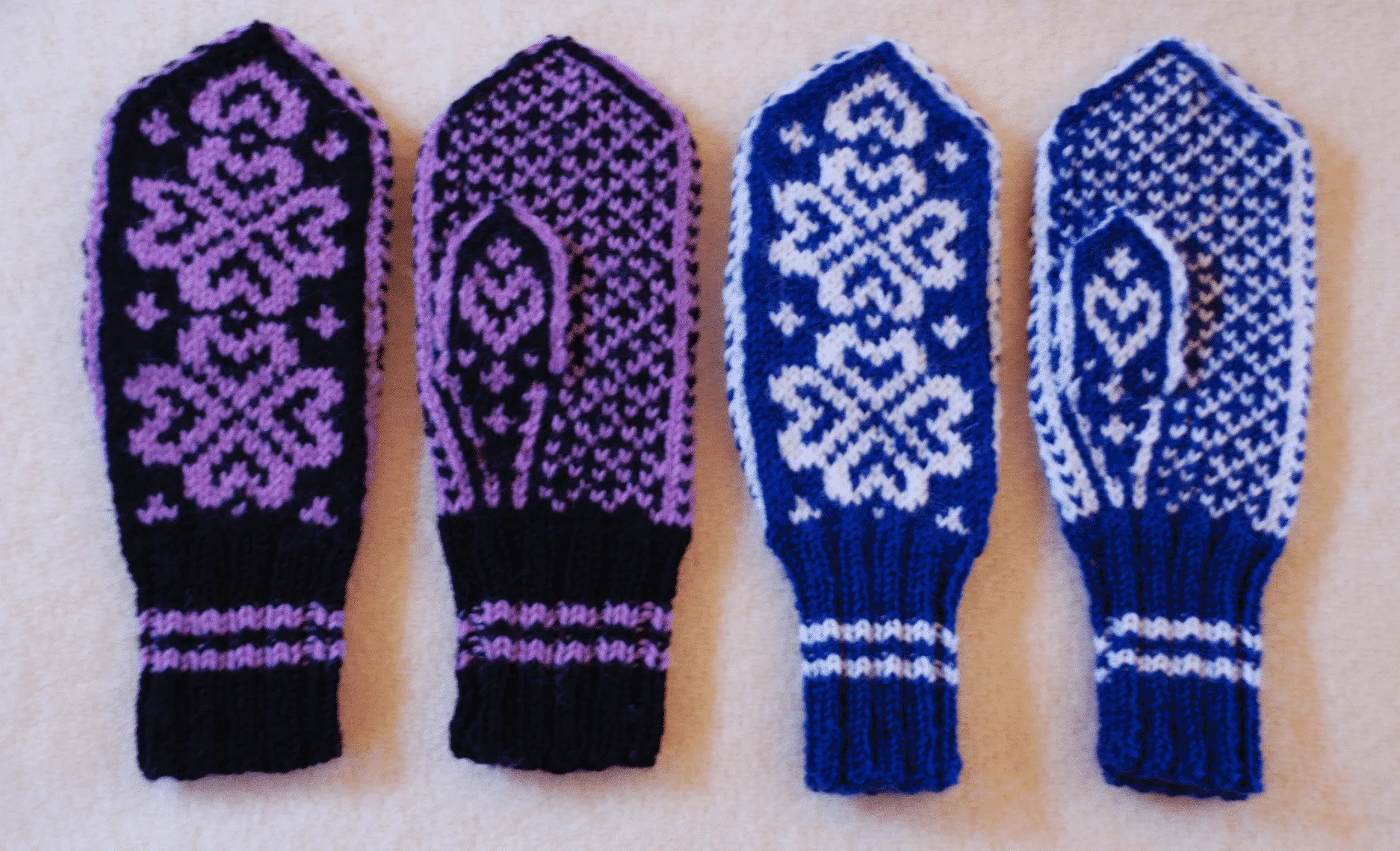 Oppskrift votter barn