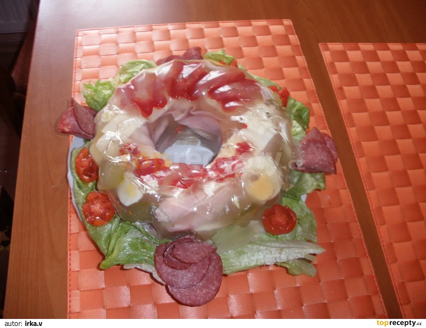 Reker koldtbord pynte retter gjerne aspik