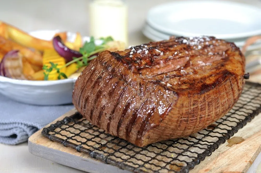 Biff ytrefilet av aperitif appelsin sennep