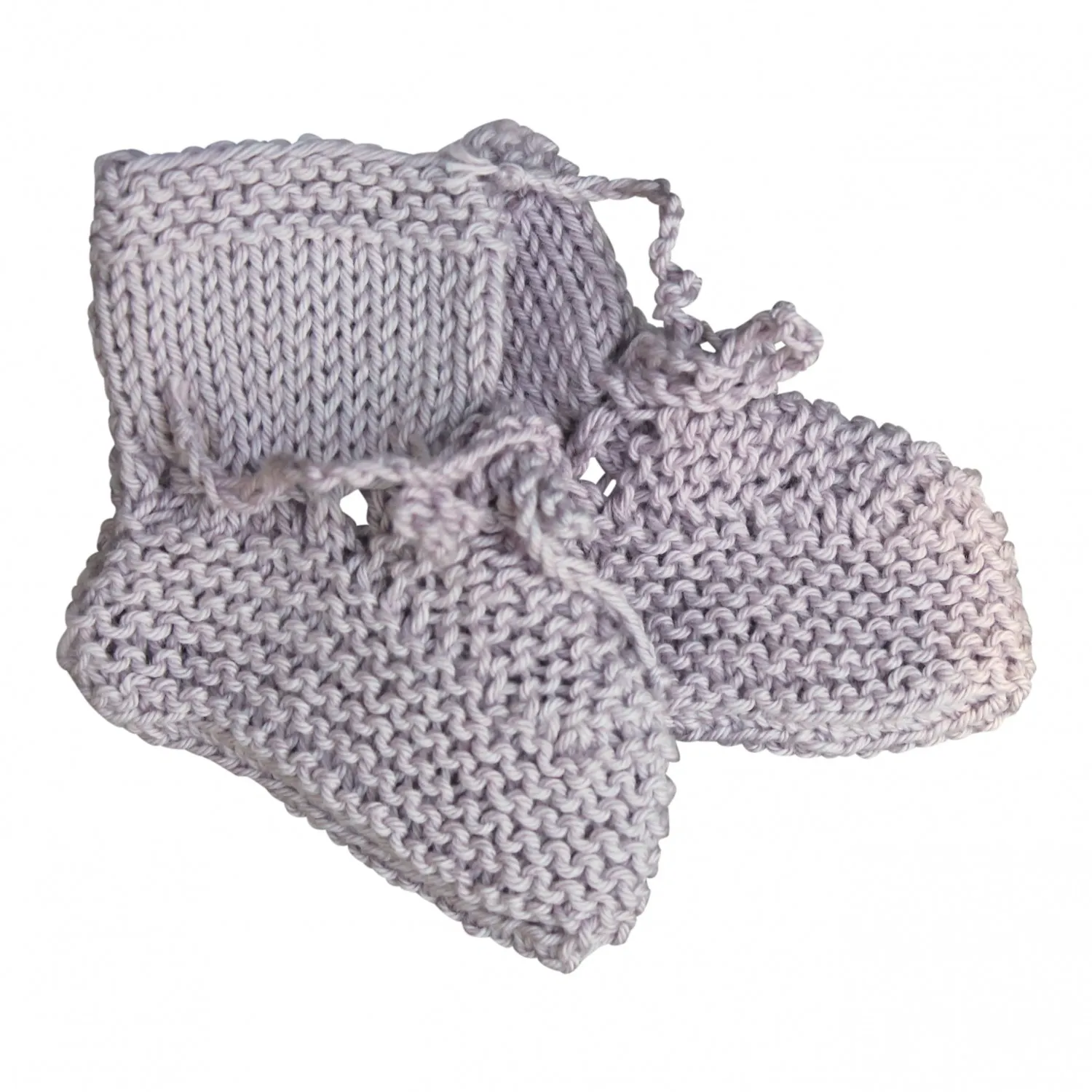 Strikket babysko oppskrift