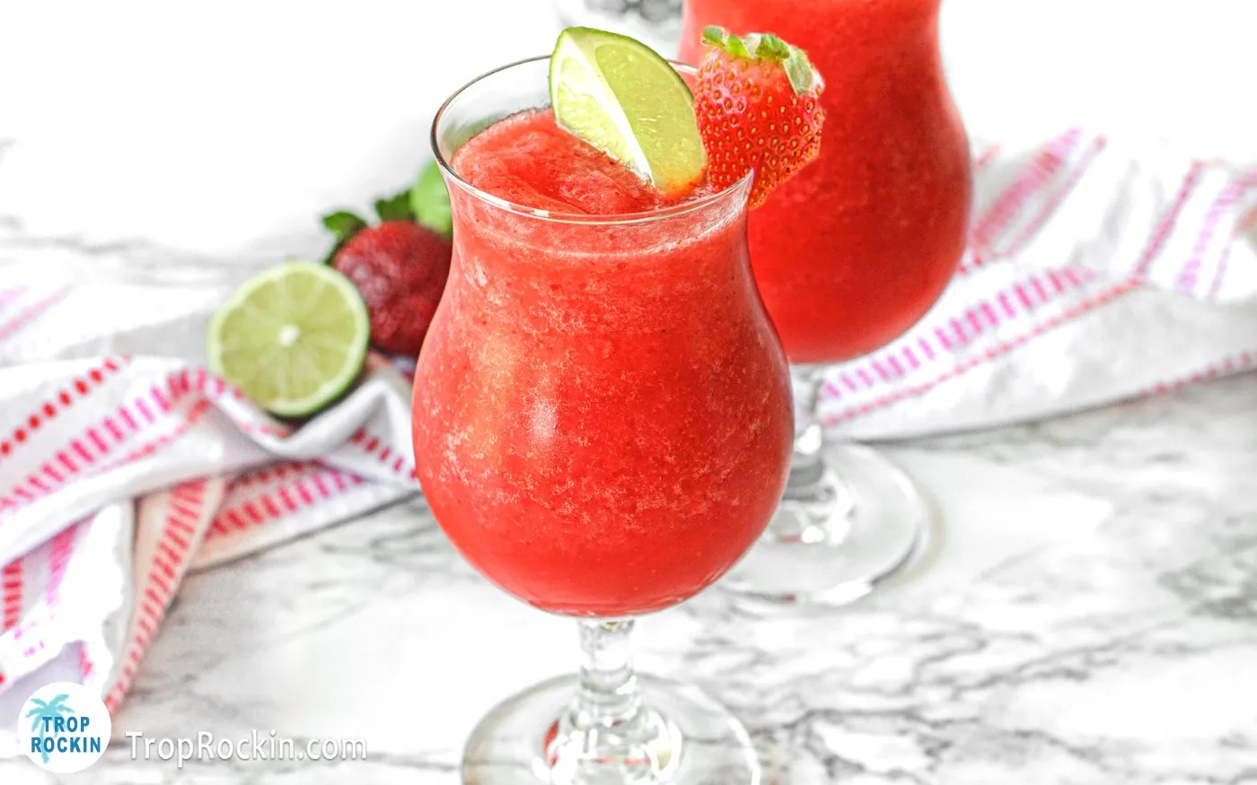 Strawberry daiquiri oppskrift bacardi