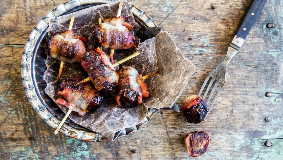 Oppskrift dadler med bacon