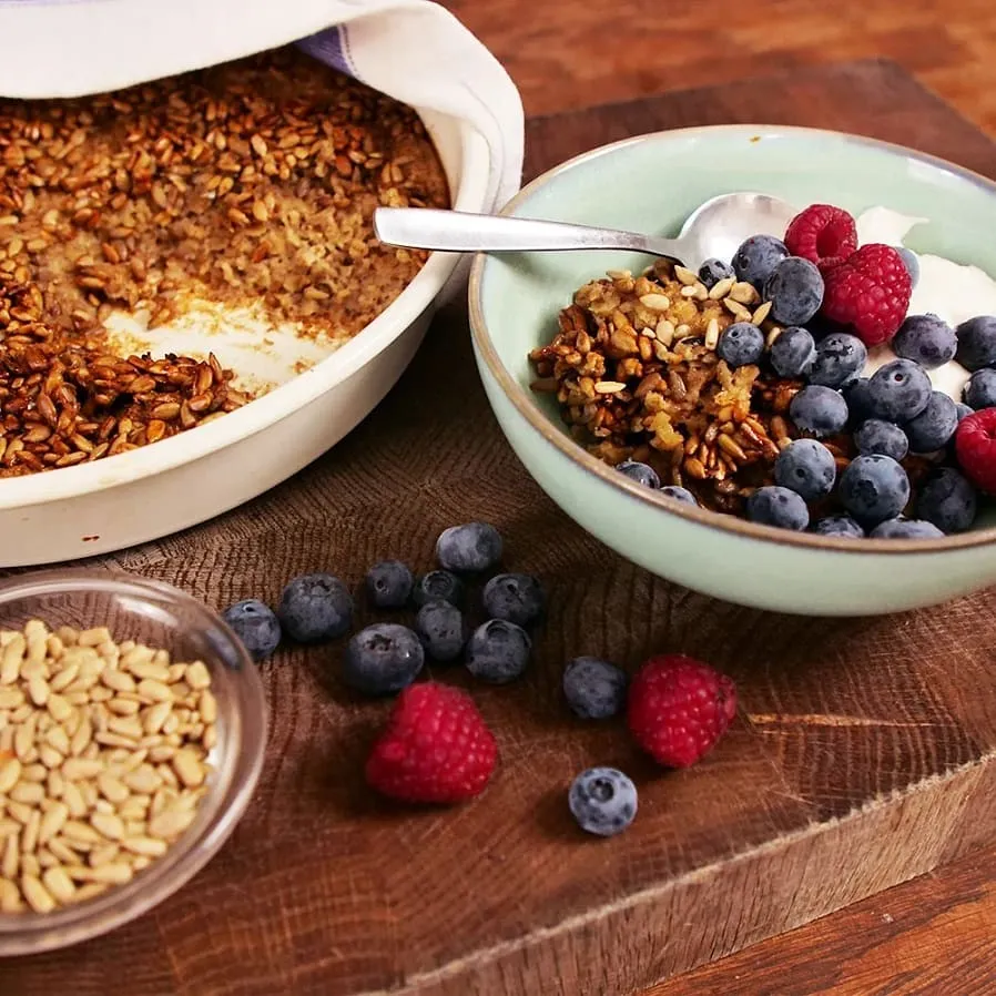 Baked oats oppskrift