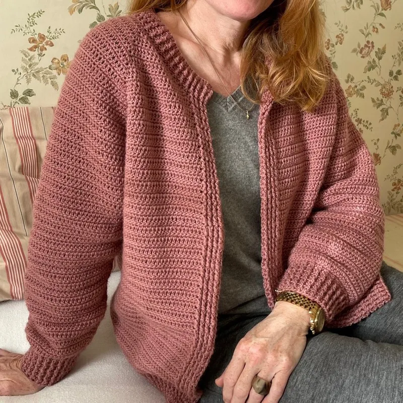 Hekle cardigan oppskrift