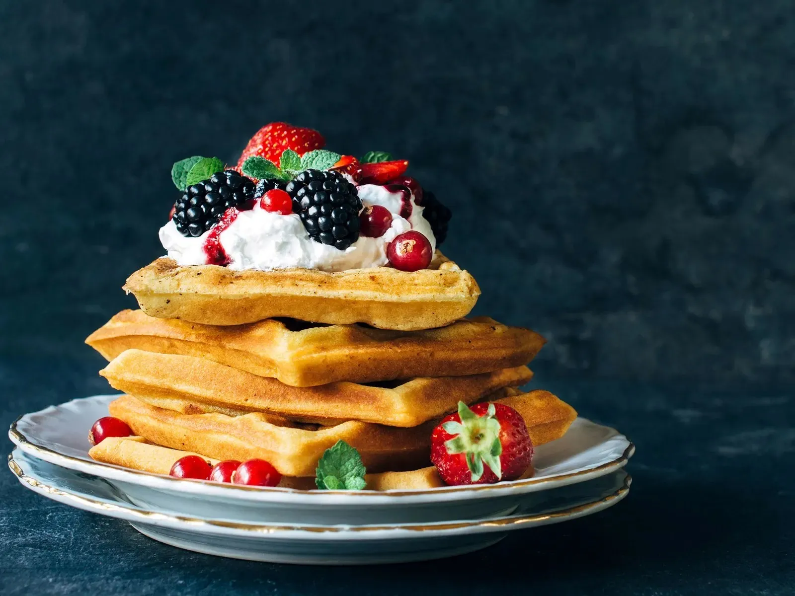 Sunne belgiske vafler oppskrift